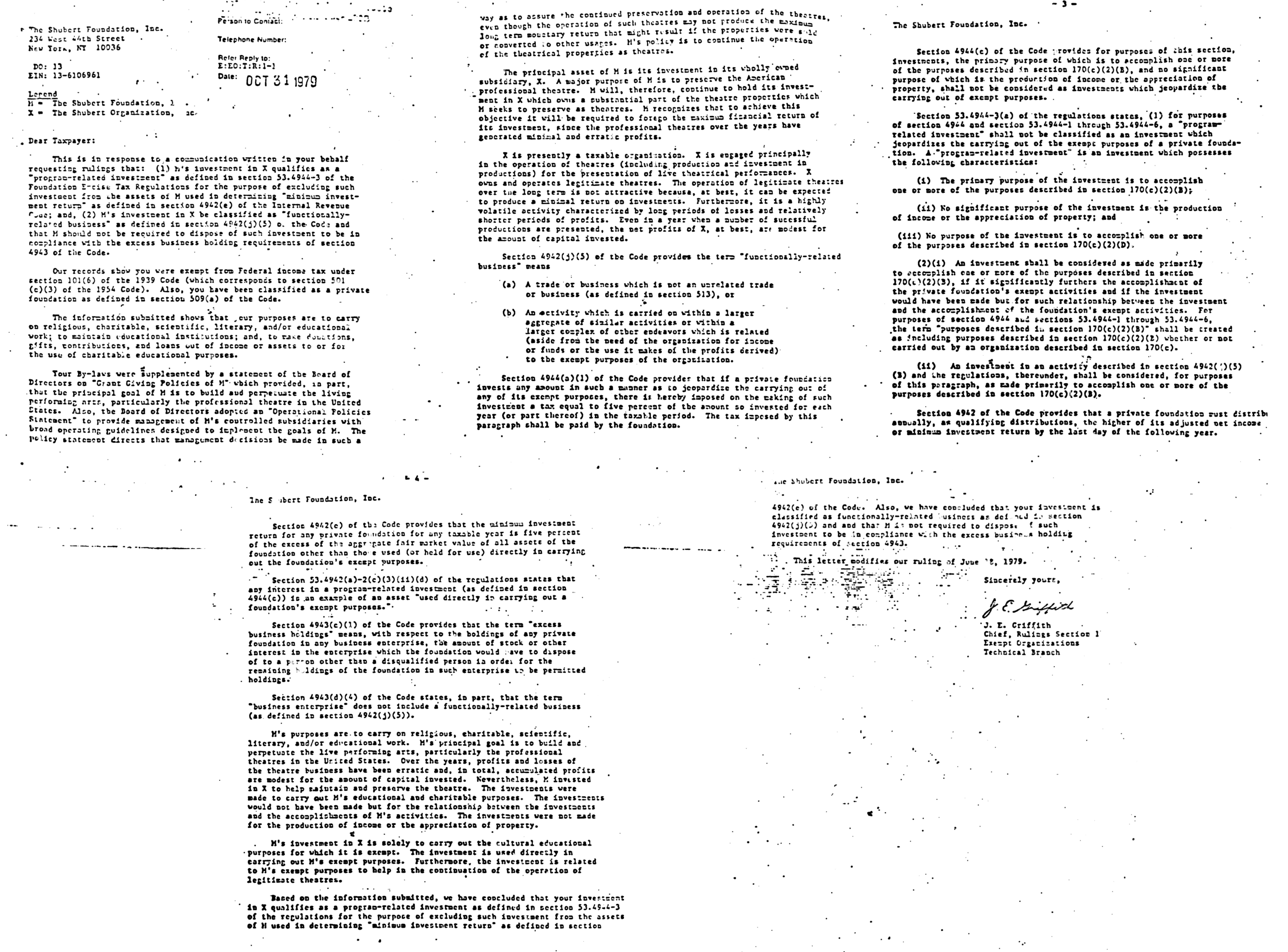 Private Letter Ruling